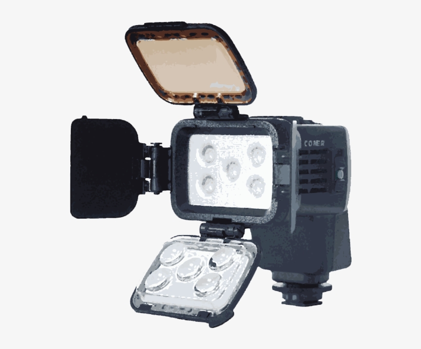 On Camera Lighting - Comer On-camera Camcorder Led Light, transparent png