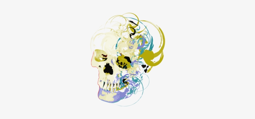 Gold Skull - Skull, transparent png
