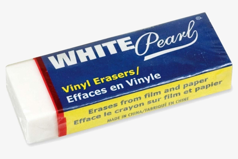 Dixon Pearl Vinyl Block Eraser, Large, 12/bx, White - Dixon Small Pearl Block Eraser, transparent png
