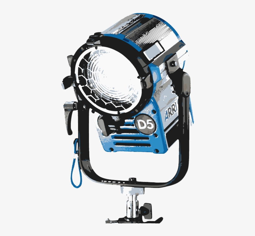 Continuous Lighting - Arri True Blue D25, transparent png