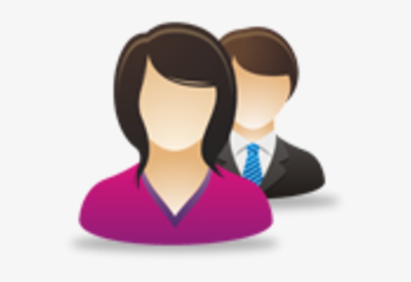 Male And Female Business Icon, transparent png