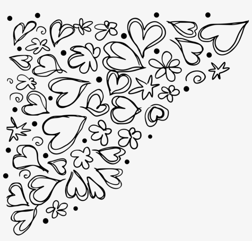 Black And White Visual Arts Line Art Coloring Book - Clip Art, transparent png