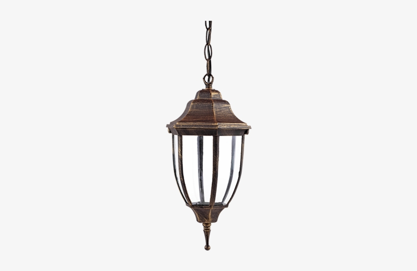 50183 Lantern Hanging Ancient Gold 1xe27 - Farol Colgante Para Exterior, transparent png