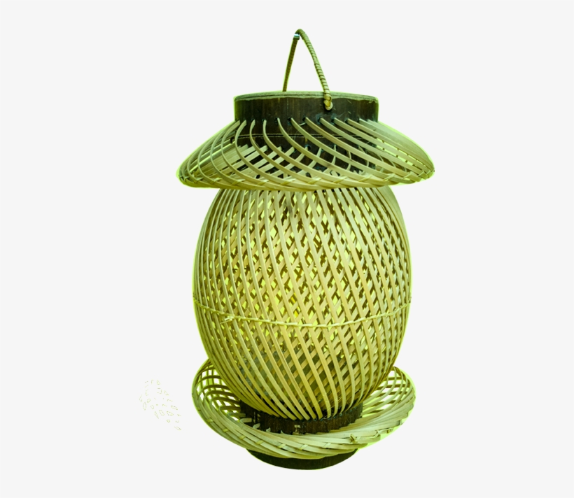 One Step Bamboo Hanging Lamp - Pendant Light, transparent png