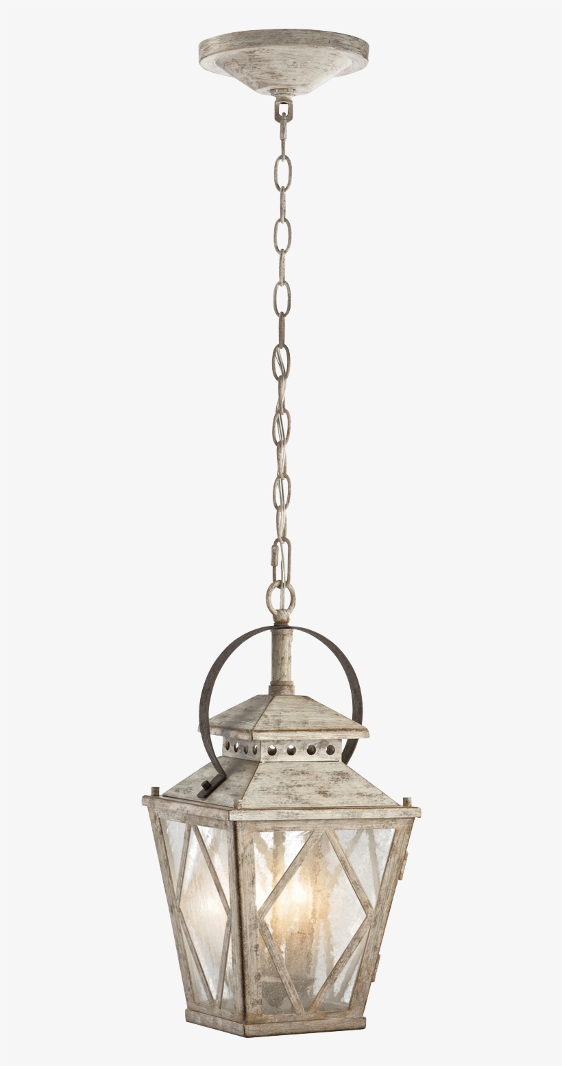 Kic 43258daw 2x60c Foyer Hall Pendant Distressed Antique - Antique White Pendant Lights, transparent png