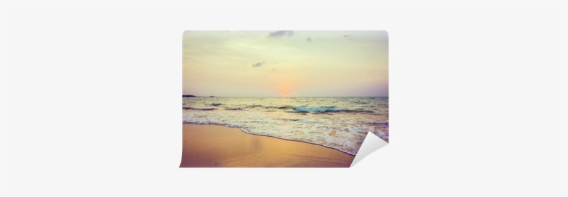 Beautiful Sunset On The Tropical Beach And Sea Landscape - Sea, transparent png