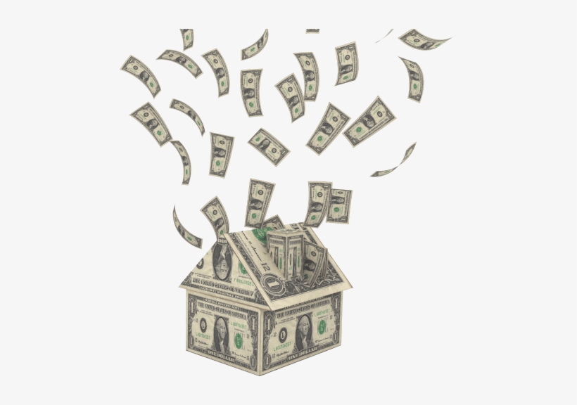 Falling Cash Money Png Image - Raining Money Png Gif, transparent png