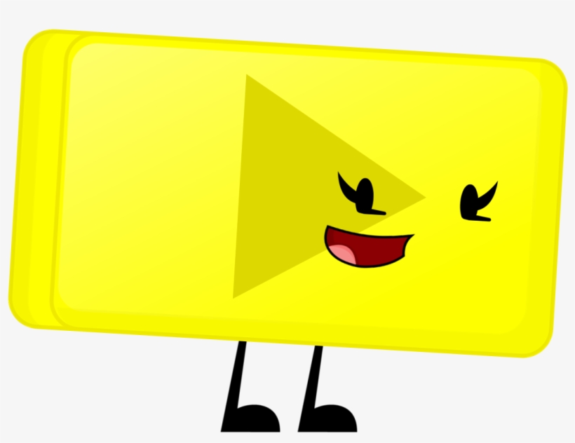 Yellow Play Button Pose - Mr. Fridge Smiley Face Refrigerator Magnet Set, transparent png