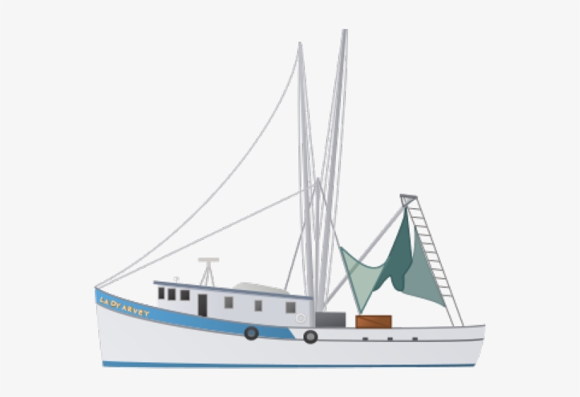 Fishing Boat Clipart Fast Boat - Fishing Boat Clipart Png, transparent png