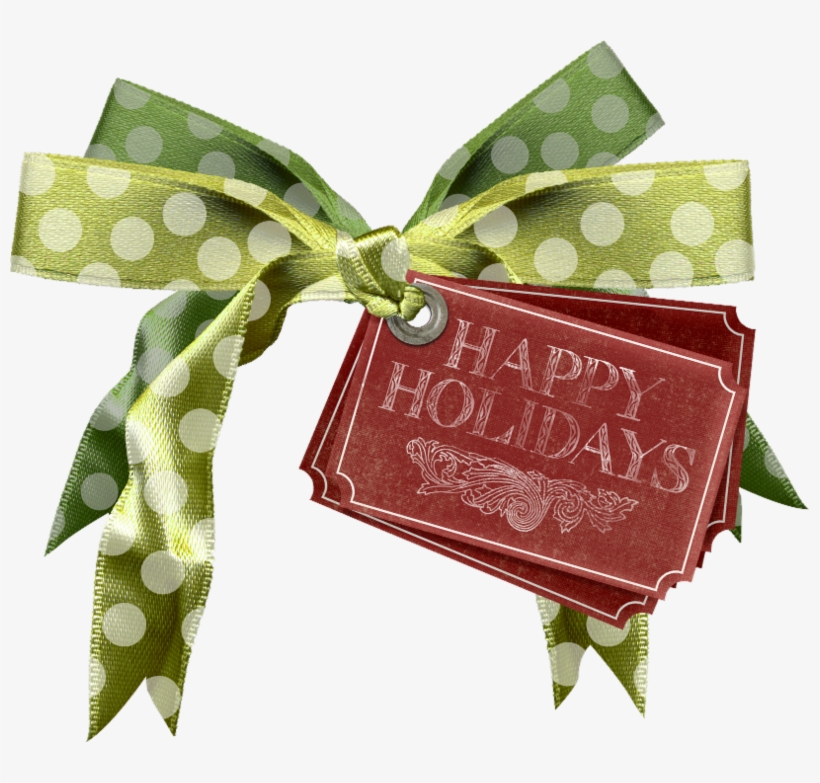 Goshen Chamber Of Commerce Office Closed For Christmas - Happy Holidays Ribbon Png, transparent png
