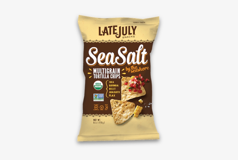 Late July Multigrain Sea Salt Tortilla Chips - Late July Sea Salt Multigrain Tortilla Chips, transparent png