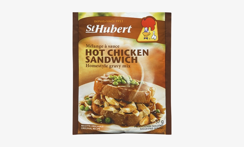 Hot Chicken Sandwich Homestyle Gravy Mix - St. Hubert Hot Chicken Sandwich Homestyle Gravy Mix, transparent png