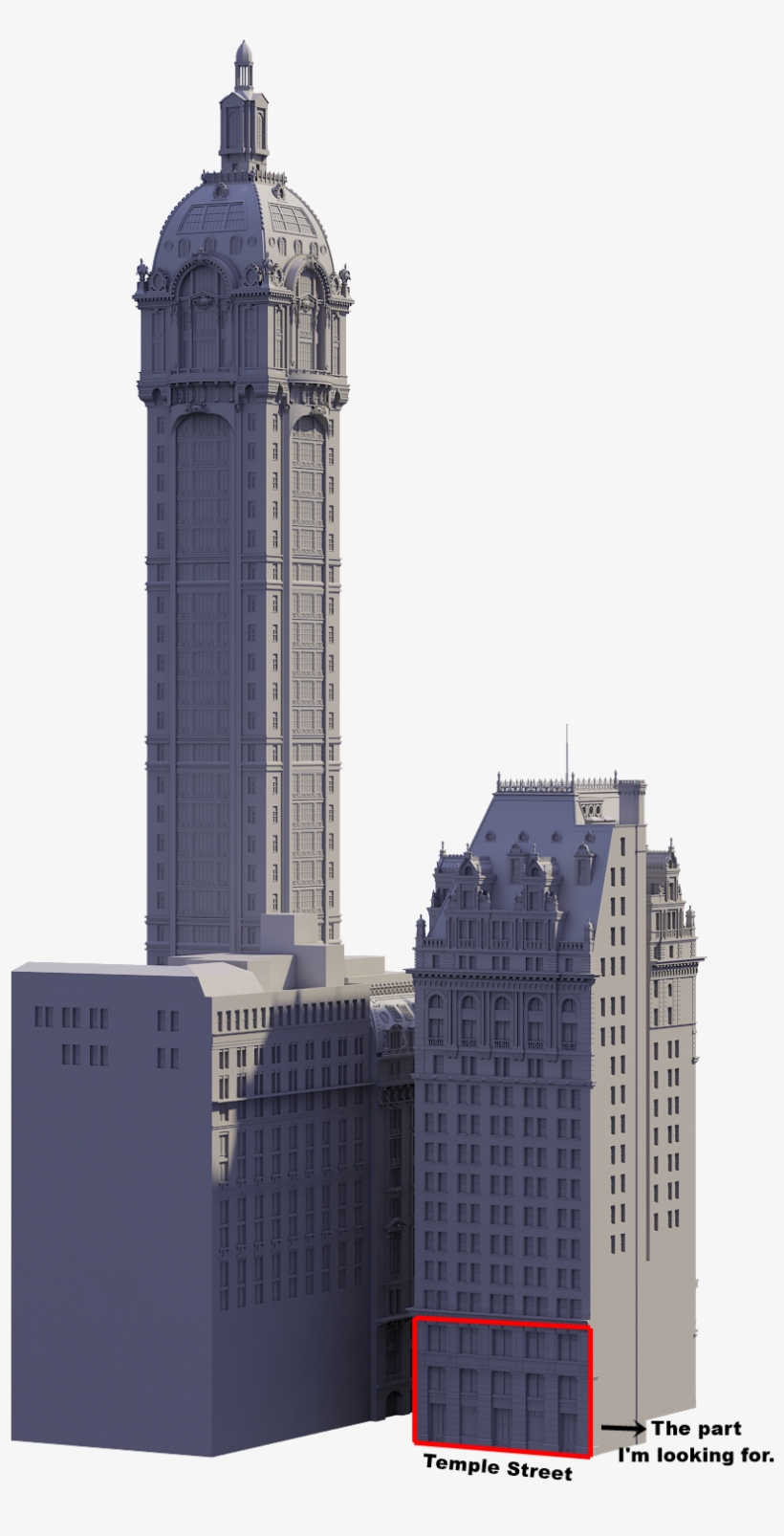 What I Modeled In This Red Area That I Look For Is - Commercial Building, transparent png
