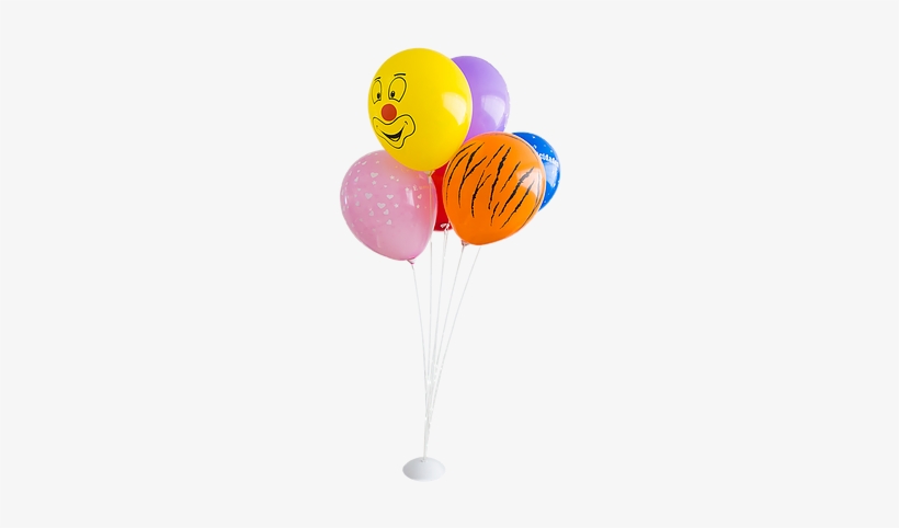 Suporte Para Balão 5 Haste 33cm Branco - Suporte Para Balão, transparent png