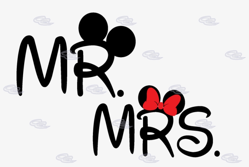 Mrs - Mr. & Mrs. Couples Design Pillow Case, transparent png