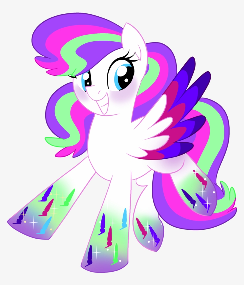 Rainbow Blank Canvas - Cartoon, transparent png