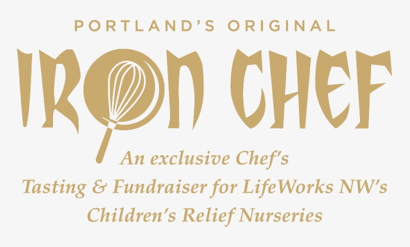 Iron Chef Logo Lockup Gold - Iron Chef - 751x415 PNG Download - PNGkit