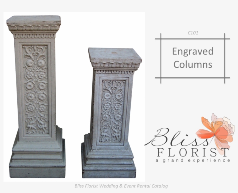 Call For Pricing & Availability Details - Engraved Columns, transparent png
