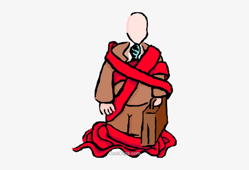 Red Tape Royalty Free Vector Clip Art Illustration - Illustration, transparent png