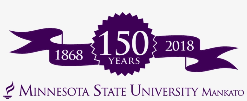 Minnesota State University Mankato Yellow Logo - Minnesota State 150 Years Logo, transparent png