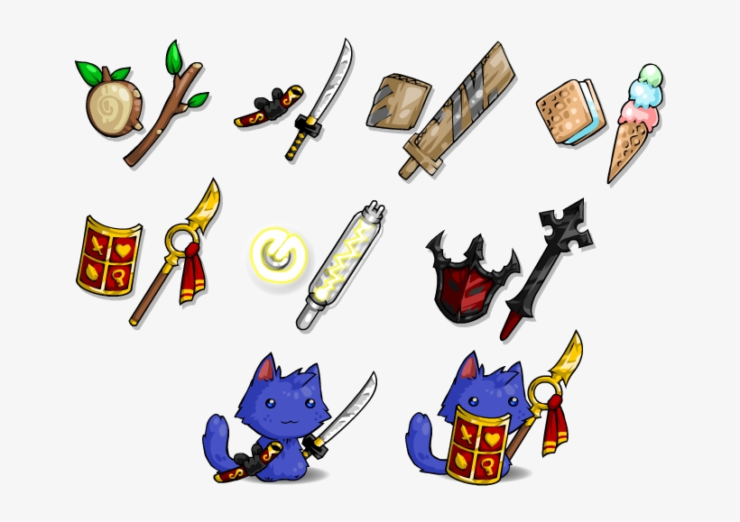 Cat Toy Clipart Png - Ebf5 Weapons, transparent png