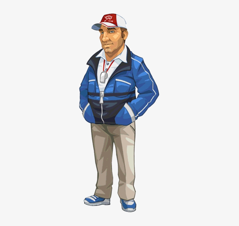 Football Coach Jose - Football Coach Illustration Png, transparent png