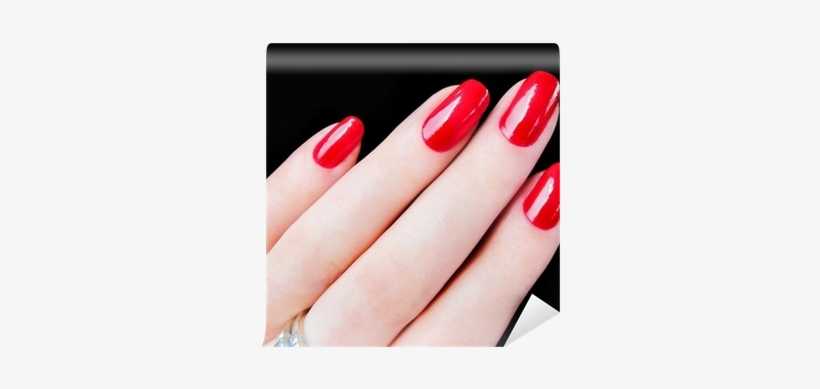 Beautiful Pretty Womans Hand Fingers Sexy Red Fingernails - Mano Sexy, transparent png