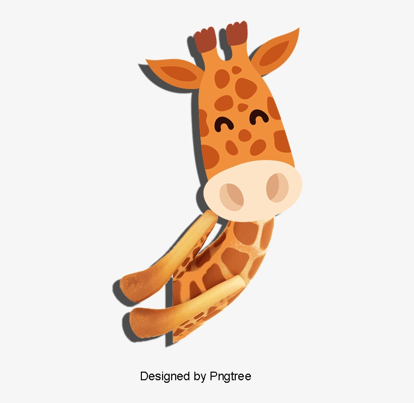 Funny Giraffe, Giraffe Clipart, Giraffeshelter, Front - Portable Network Graphics, transparent png