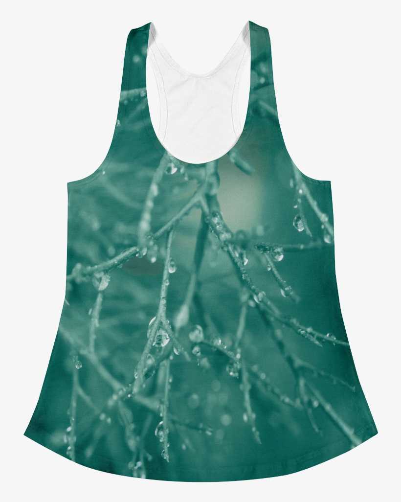 Emerald Green Mist Racerback Tank - Iphone, transparent png
