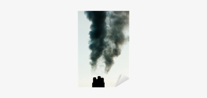 Industrial Pollution Chimneys Black Smoke Emission - Chimney, transparent png