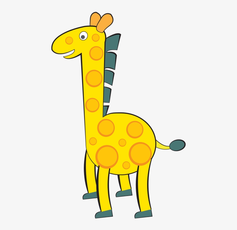 Free To Use Public Domain Animals Clip Art - Northern Giraffe, transparent png