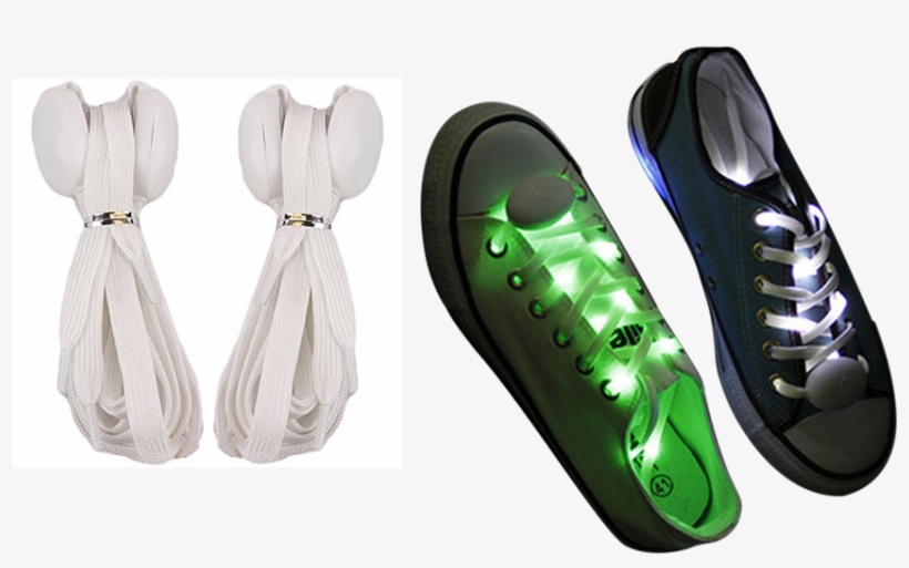 Battery Powered 3mode Flash Lighting Shoe Lace - Bogo Brands Led Light Up Flashing Shoelaces Set Of, transparent png