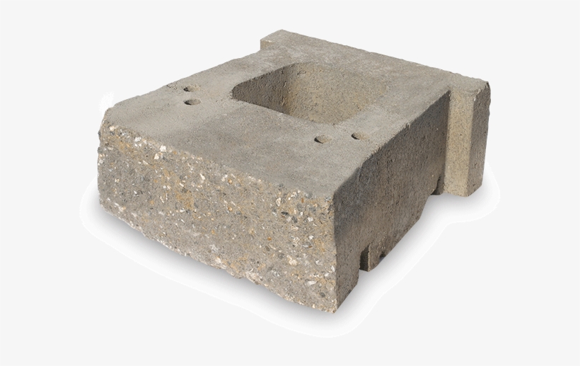 4" Medium Unit - Concrete, transparent png