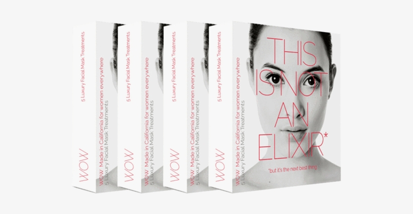 4 Wow Mask Box Set With Discount 50% - Hyalual Wow Mask - 5 Sheets, transparent png
