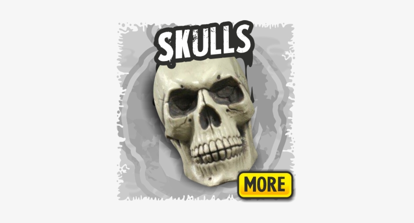 Skulls Props Scary Effects - Halloween Skull, transparent png