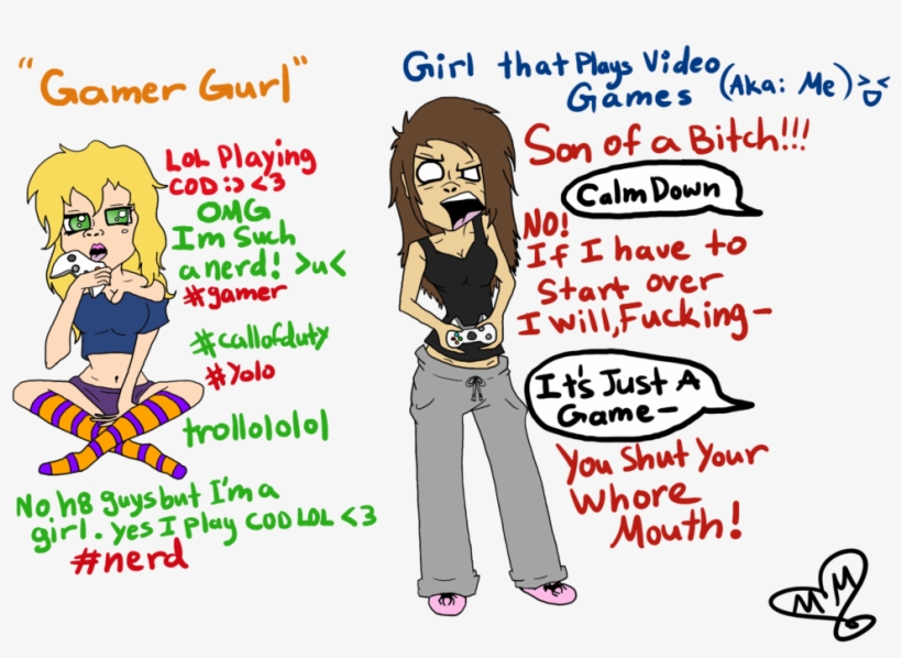 Homeabout About - Girl Gamer Vs Gamer Girl, transparent png
