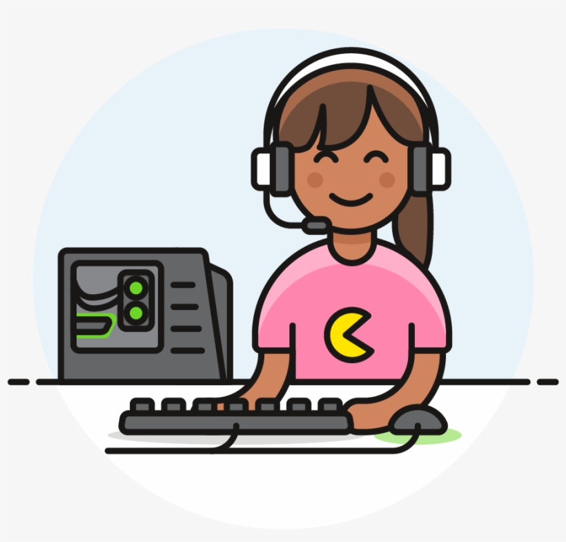 19 Gamer Female African American - Video Game, transparent png