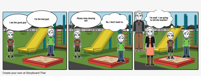When I Am Angry On The Playground - Cartoon, transparent png