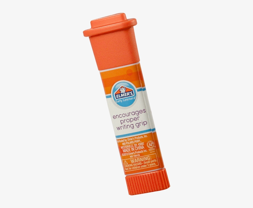 Glue Pen - Elmer Early Learners Glue Sticks, transparent png