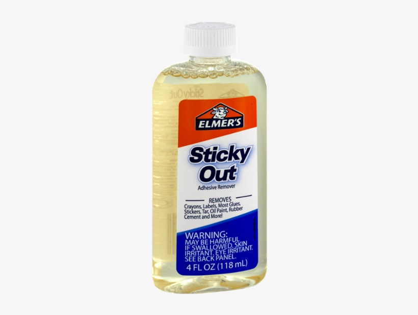 Elmer's Sticky Out Adhesive Remover - 4.0 Oz Bottle, transparent png