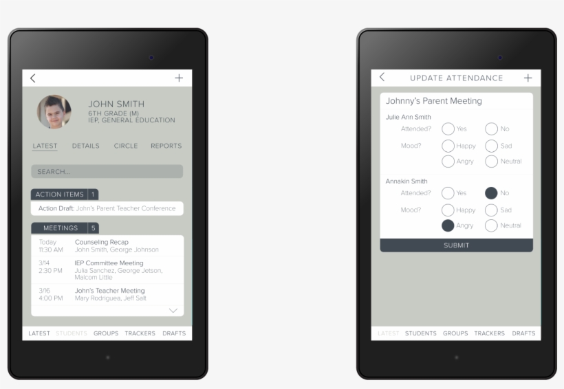 Ryecatcher User And Attendance Screens - Iphone, transparent png