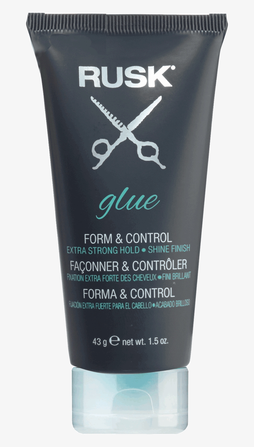 Styling Hair Glue - Rusk Glue Form & Control, Extra Strong Hold, 4, transparent png