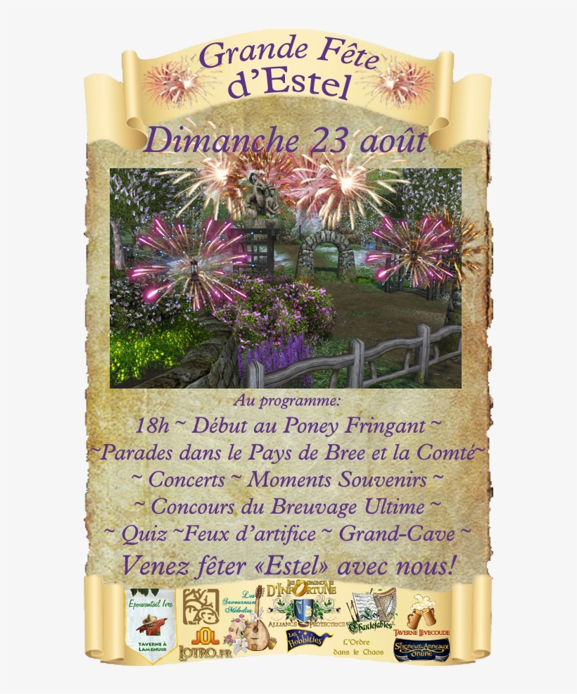[estel] Grande Fête D'estel Le Dimanche 23 Aout, transparent png