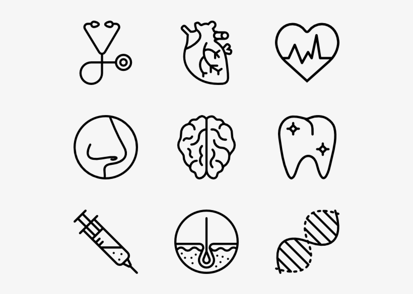 Medical Set - Medical Logo White Png, transparent png