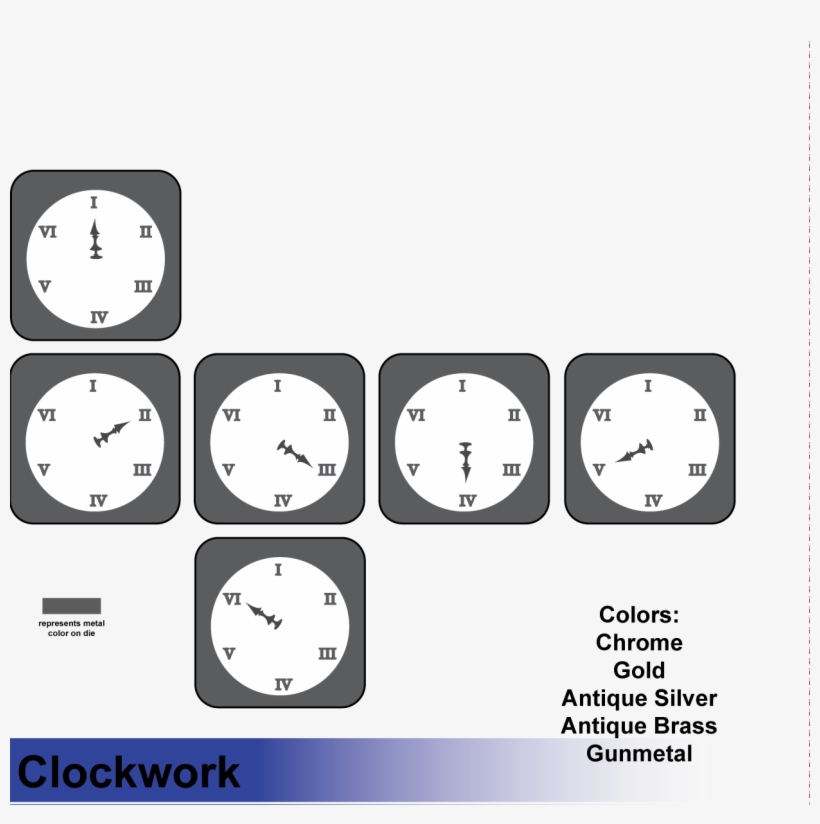 Metal Clockwork D6 - Circle, transparent png
