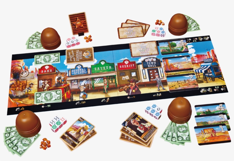 Asmodee Editions Dice Town Expansion, transparent png