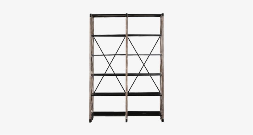 Veramonte Bookshelf - 17 Stories Colvin 88'' Etagere Bookcase, Black, transparent png