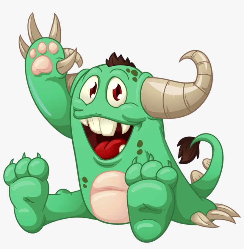 Scary Monster Cartoon Png - Monster Clipart, transparent png