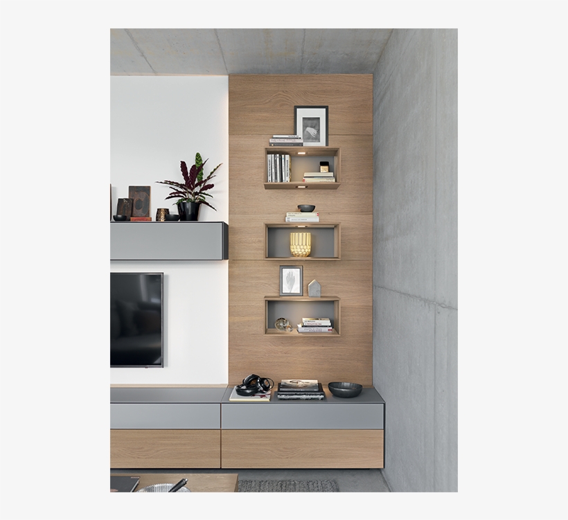Cubus Pure - Wall Unit, transparent png