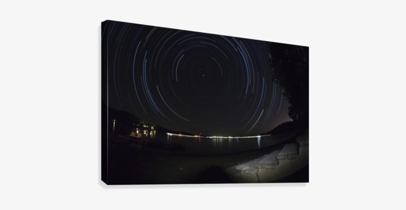Fourth Of July Star Trail Canvas Print - Photograph Album, transparent png